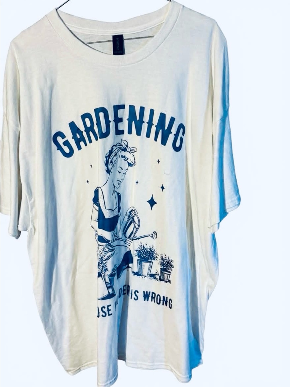 Gardening Because Murder is Wrong tee